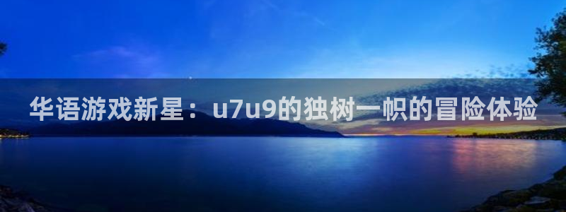  华语游戏新星：u7u9的独树一帜的冒险体验