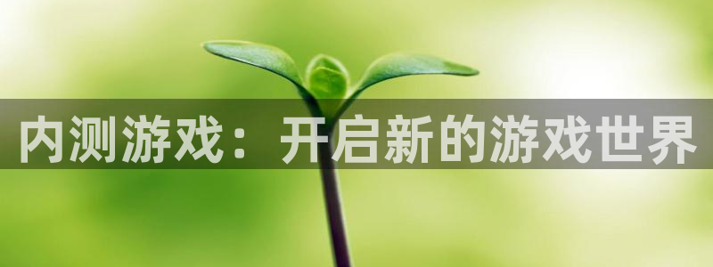 williamhill英国威廉希尔：内测游戏：开启新的游戏世